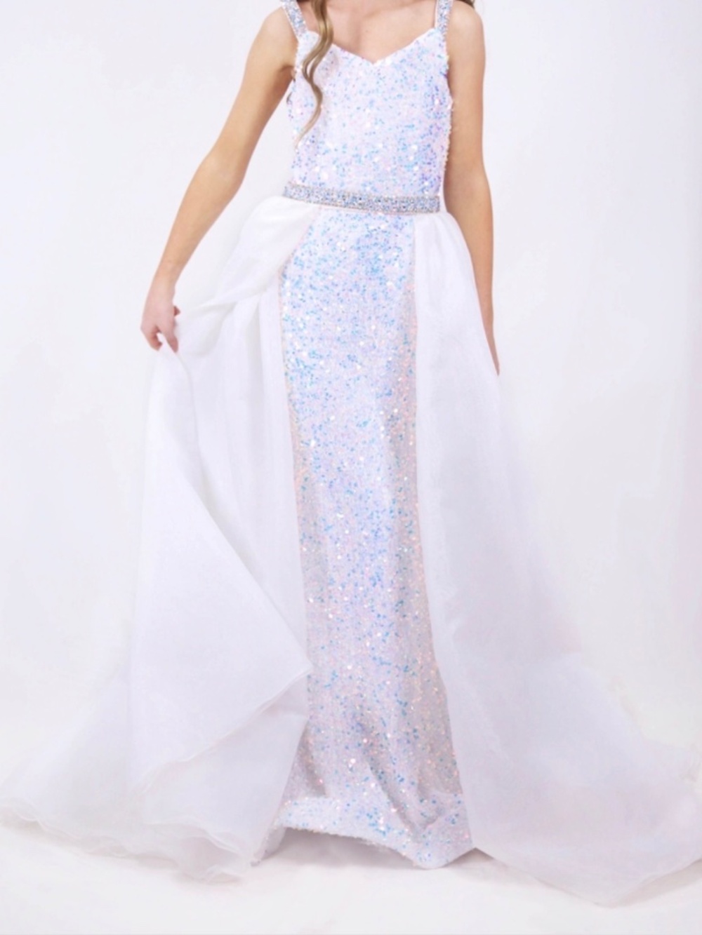 Girls Sz 12 Ava Presley Glam Pageant Gown